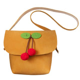 Arrival Girl Handbags PU Leather Cherry Decoraion Messenger Bags Travel