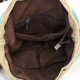 Arrival Large Locket Patchwork Women Handbags Canvas Bag Shoulder Messenger Bag