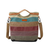 Arrival Large Locket Patchwork Women Handbags Canvas Bag Shoulder Messenger Bag