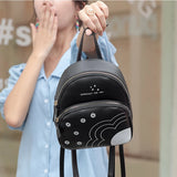 Arrival Mini Backpack Leather Summer Pure Pattern Multi-Functional Girls' Small