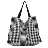 Arrival Lattice Travel Nylon Shoulder Bag For Women Large Capacity Tote