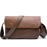 Casual Men Leather Shoulder Bag High Quality Crossbody Satchel Messenger Bags