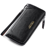 Arrival Men Wallets Long Clutch Zipper Wallets for Business Men Clutch