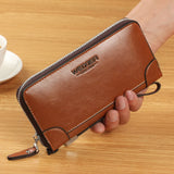 Arrival Men Wallets Long Clutch Zipper Wallets for Business Men Clutch