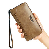 Arrival Men Wallets Long Clutch Zipper Wallets for Business Men Clutch