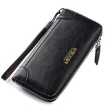 Arrival Men Wallets Long Clutch Zipper Wallets for Business Men Clutch