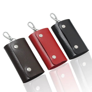 Arrival Men Women PU Leather Key Wallets Key Chain Organizer Bag Pouch Case