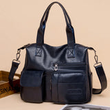 Arrival Multi-pocket PU Women Messenger Bags Casual Large Capacity Ladies Handba