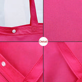 Reusable Foldable Button Shopping Bag Durable Eco Friendly Bags