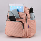 Women's Waterproof Nylon Shoulder Bag Travel Backpack