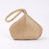 Women Evening Bags Diamond Rhinestones Clutches Silver Crystal Wedding Party