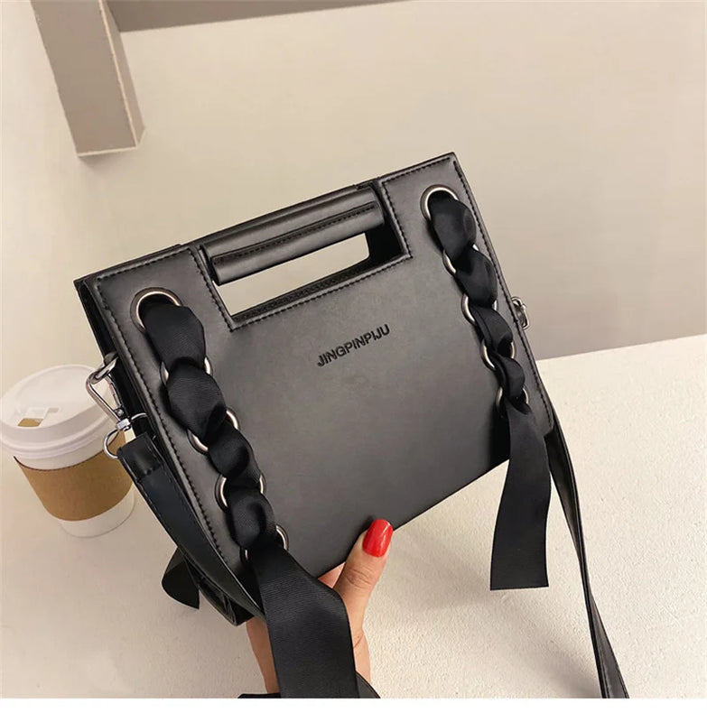 Arrival Square Shoulder Bags for Women PU Leather Crossbody Messenger Handbags