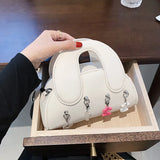 Crystal Tassel Shoulder Messenger Bag Match Handbag Teens Girls Purse