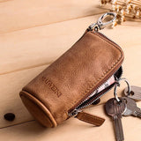 Arrival Cowhide Leather Zipper Purse Bag Car Key Wallets