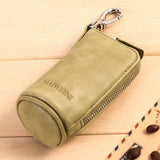 Arrival Cowhide Leather Zipper Purse Bag Car Key Wallets