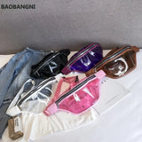 Arrival Women Plastic Jelly Transparent Bag Women Waist Bag