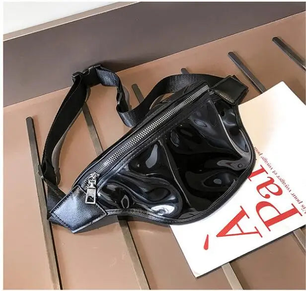 Arrival Women Plastic Jelly Transparent Bag Women Waist Bag