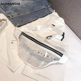 Arrival Women Plastic Jelly Transparent Bag Women Waist Bag