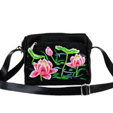Embroidered Floral Small Shoulder Bag