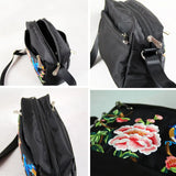 Embroidered Floral Small Shoulder Bag