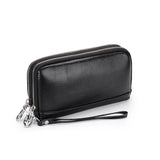 Leather Women Clutch Wallet Large Capacity Zipper Purse Long Style