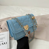 Heart Pattern Chain Shoulder Bag Crossbody Bags For Women