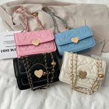 Heart Pattern Chain Shoulder Bag Crossbody Bags For Women