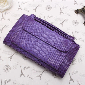 Snake Pattern Clutch Bag Crossbody Purse Ladies Handbags