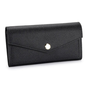 Ladies Leather High Wallet Palm Pattern Long Purse Clutch
