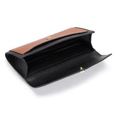 Ladies Leather High Wallet Palm Pattern Long Purse Clutch