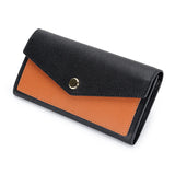 Ladies Leather High Wallet Palm Pattern Long Purse Clutch
