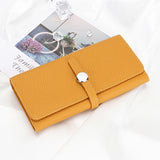 Soft Leather Clutch with Phone Pocket Long Wallet for Women