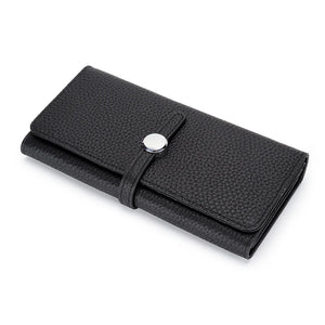 Soft Leather Clutch with Phone Pocket Long Wallet for Women