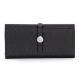 Soft Leather Clutch with Phone Pocket Long Wallet for Women
