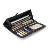 Soft Leather Clutch with Phone Pocket Long Wallet for Women
