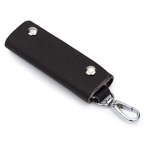 Men Vintage Leather Key Wallet Housekeeper Key Chain