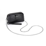 Arrivals Small Handbag Cowhide Double-layer Clutch