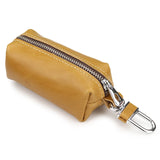 Cowhide Leather Key Wallet Vintage Style Multi-function