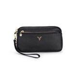 Leather Woman Clutch Wallet with Hand Rope for Lady