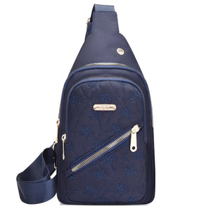 Nylon Thread Chest Waist Bags Shoulder Crossbody Packs Handbags