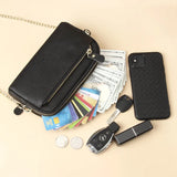 Leather Chains Crossbody Shoulder Bags Handbags Wallets