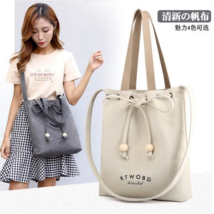 Women's Canvas Casual Shoulder Bag Large Capacity Purses Bags