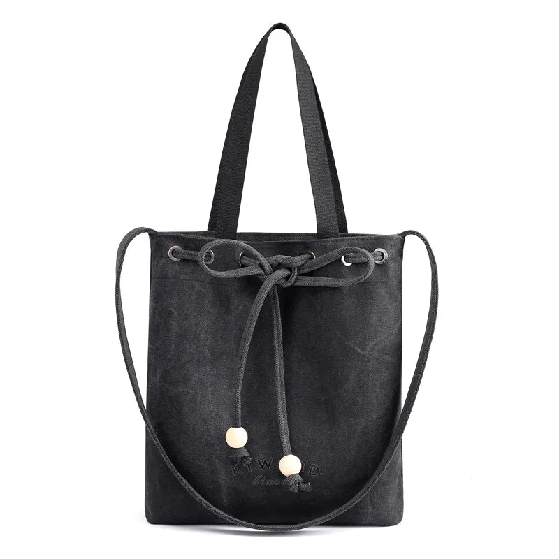 Women's Canvas Casual Shoulder Bag Large Capacity Purses Bags