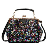 Women's Sequin Crossbody Bag Shimmery Summer Handbag