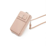 Women Bowknot Bag Soft Leather Wallet Mobile Wallet Messenger
