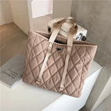 Autumn Winter Lady Shoulder Bag High Nylon Handbags Large Capacity Shopper Bag W