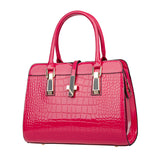 Crocodile Pattern Shoulder Messenger Bag