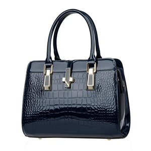 Crocodile Pattern Shoulder Messenger Bag