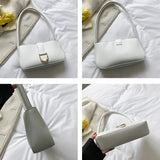 Autumn Women Shoulder Bag Solid PU Leather Handbag