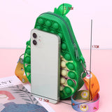 Avocado Silicone Coin Purse Ladies Messenger Bag